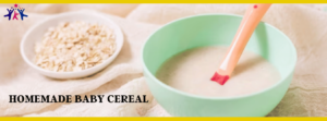 Homemade Baby Cereal